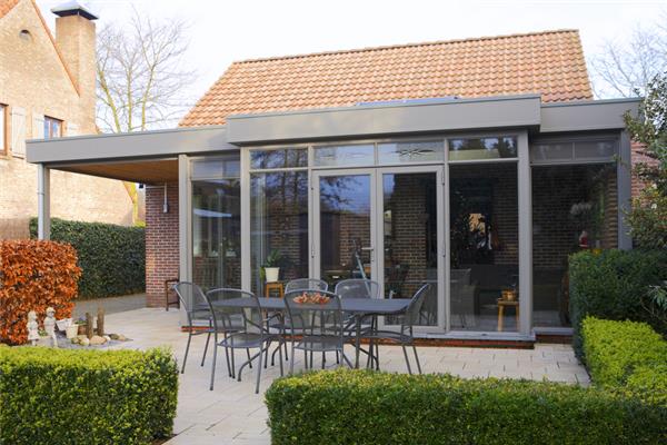 Serre met plat dak - Van Den Bergh